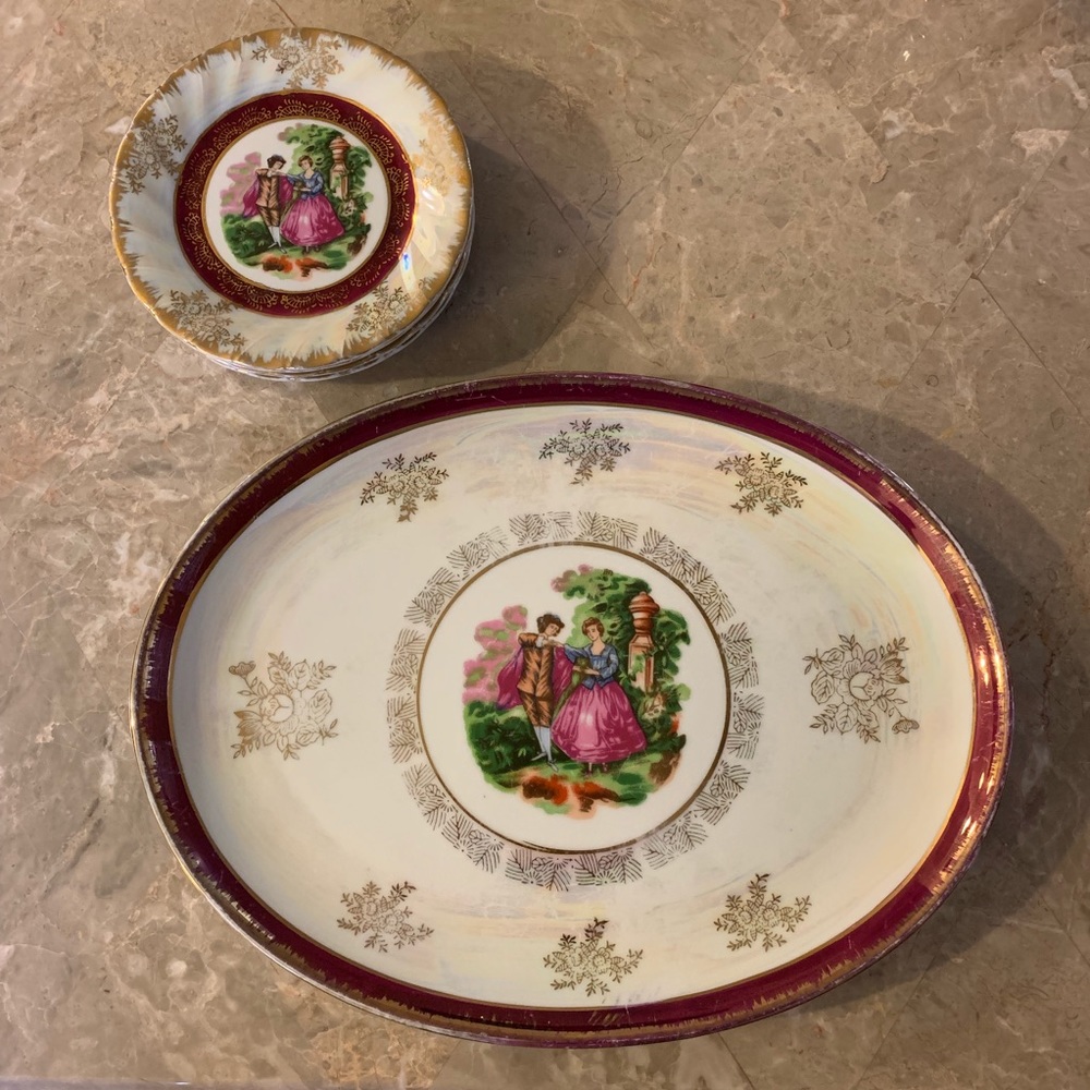 Vintage Victorian Royal Japan Set of 5